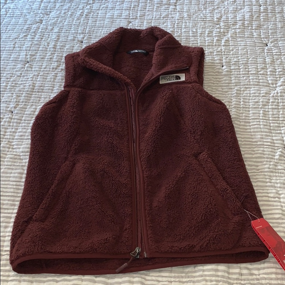 North Face vest Sequoia Red